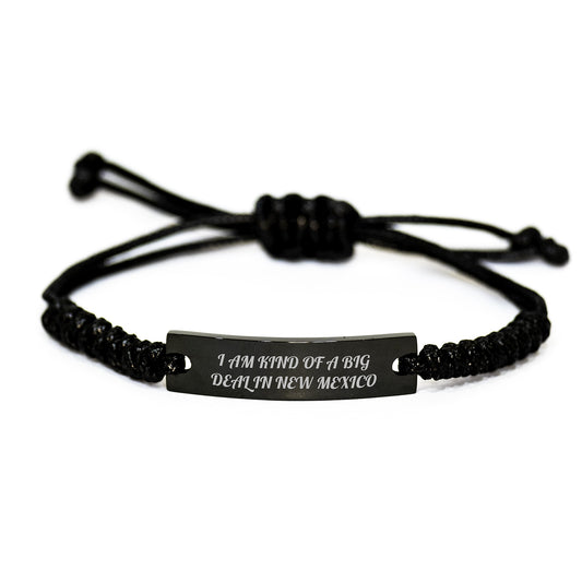 Funny New Mexico Rope Bracelet Gifts from Friends to Family Birthday Unique - Image 1