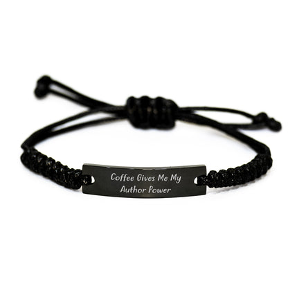 Author Gifts from Family Funny Rope Bracelet Birthday Unique - Image 1