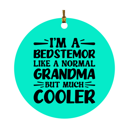 I'm A Bedstemor Like A Normal Grandma But Much Cooler Ornament – Funny Bedstemor Christmas Ornament – Gift For Bedstemor – Grandma Ornament