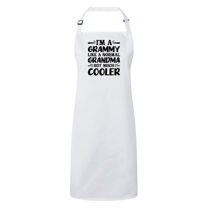I'm A Grammy Like A Normal Grandma But Much Cooler Apron – Funny Grammy Gift – Grandma Apron – Gift For Grammy