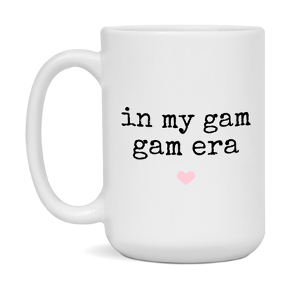 In My Gam Gam Era Coffee Mug – Cute Gift for Gam Gam