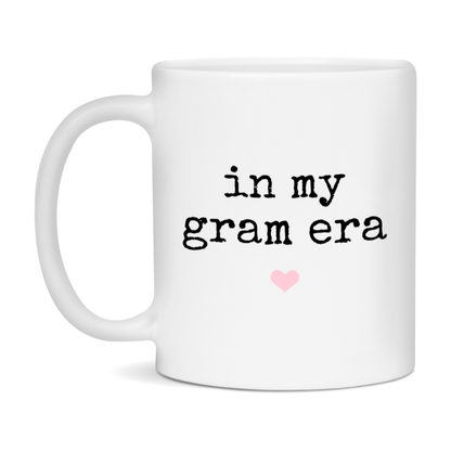 In My Gram Era Coffee Mug – Cute Gift for Gram