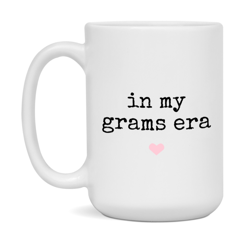 In My Grams Era Coffee Mug – Cute Gift for Grams