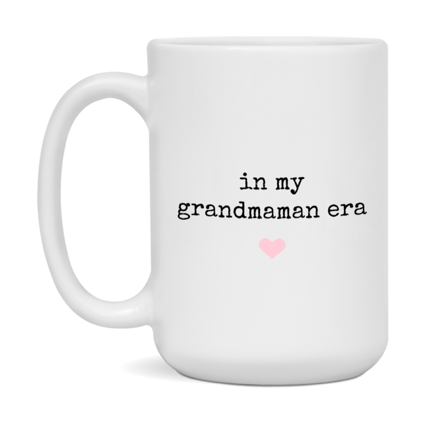 In My Grandmamanman Era Coffee Mug – Cute Gift for Grandmaman