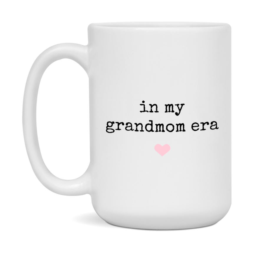 In My Grandmom Era Coffee Mug – Cute Gift for Grandmom