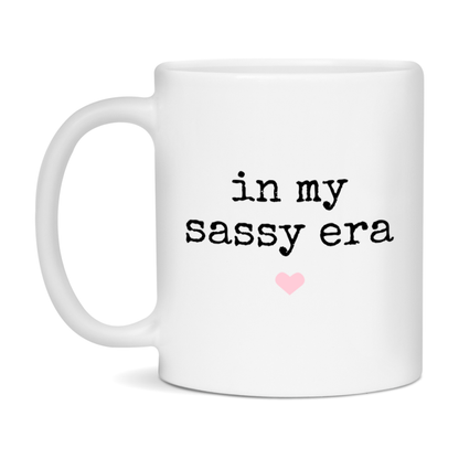 In My Sassy Era Coffee Mug – Cute Gift for Sassy
