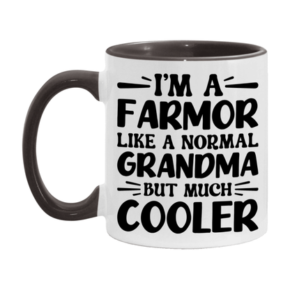 I'm A Farmor Like A Normal Grandma But Much Cooler Mug – Funny Farmor Gift – Grandma Coffee Mug – Gift For Farmor