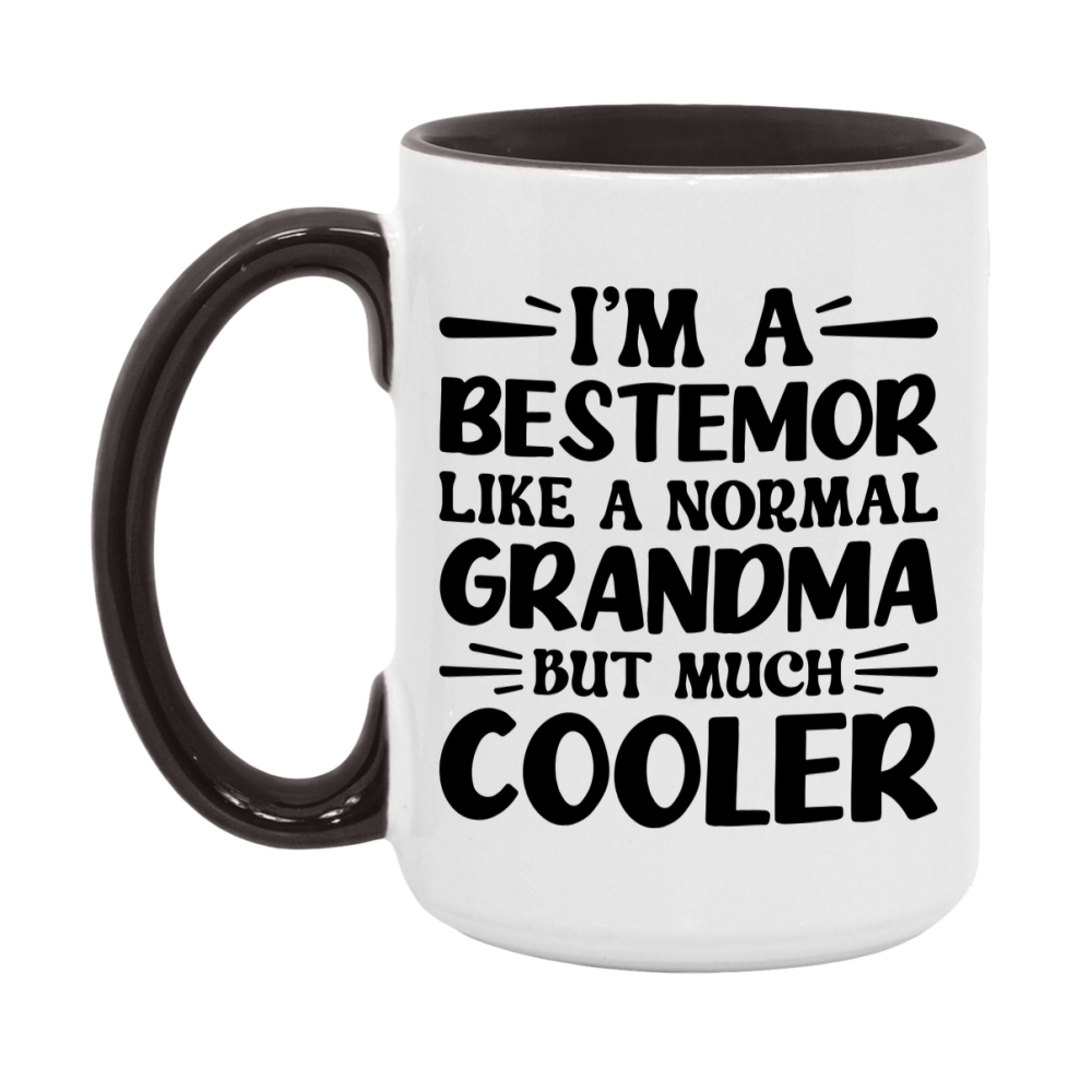 I'm A Bestemor Like A Normal Grandma But Much Cooler Mug – Funny Bestemor Gift – Grandma Coffee Mug – Gift For Bestemor