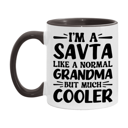 I'm A Savta Like A Normal Grandma But Much Cooler Mug – Funny Savta Gift – Grandma Coffee Mug – Gift For Savta