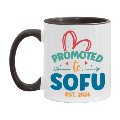 Promoted To Sofu Est. 2026 Coffee Mug – New Sofu Gift – Pregnancy Announcement Mug For New Baby