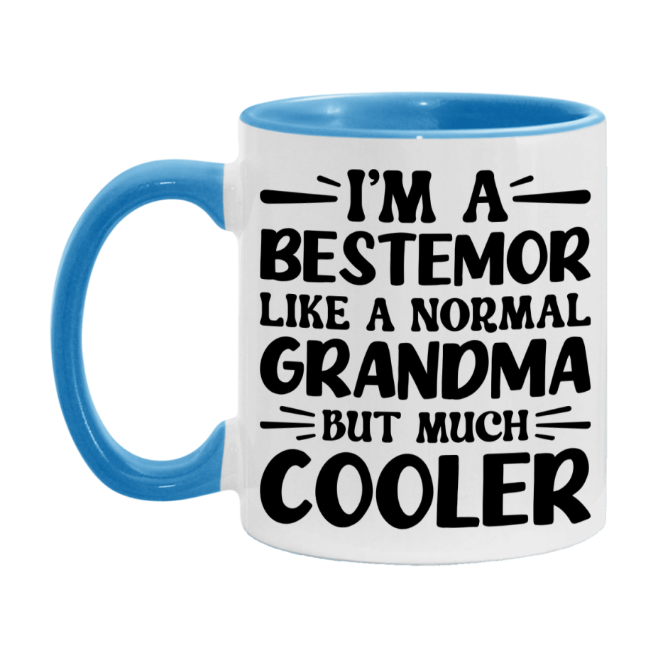 I'm A Bestemor Like A Normal Grandma But Much Cooler Mug – Funny Bestemor Gift – Grandma Coffee Mug – Gift For Bestemor