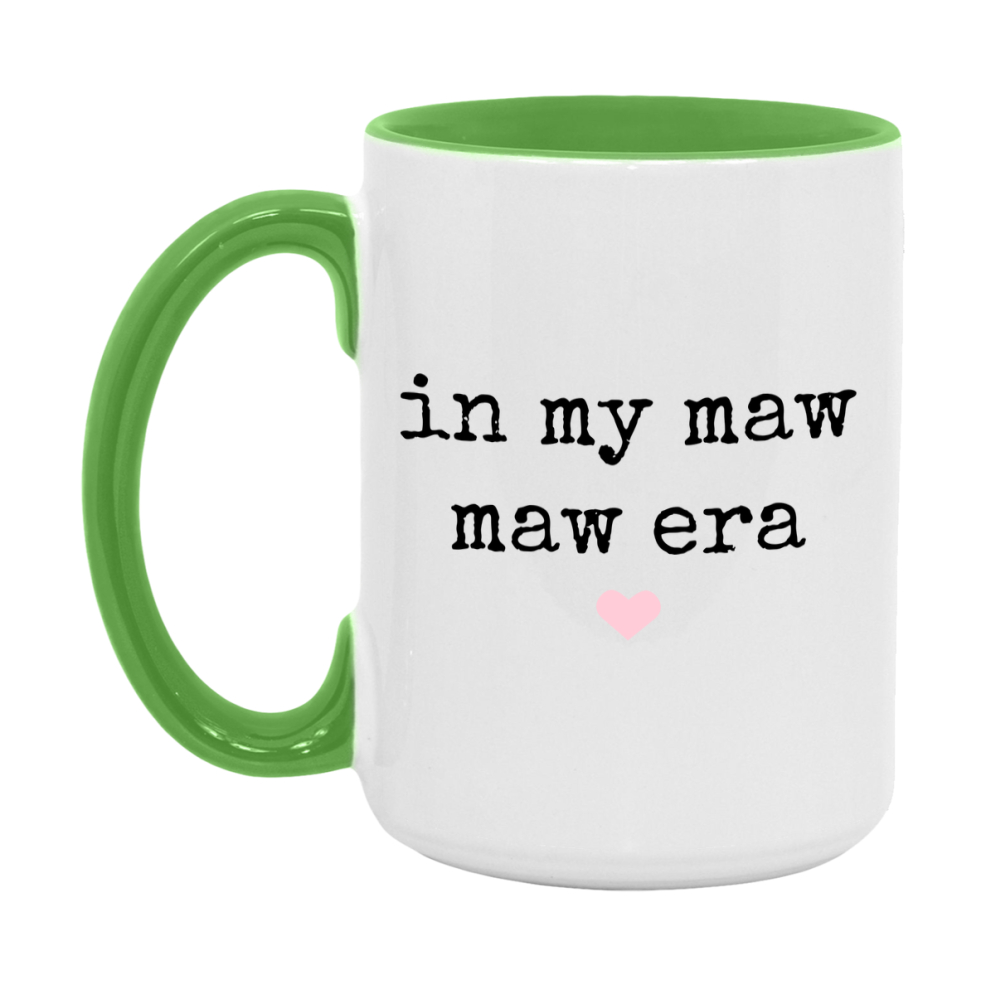 In My Maw Maw Era Coffee Mug – Cute Gift for Maw Maw