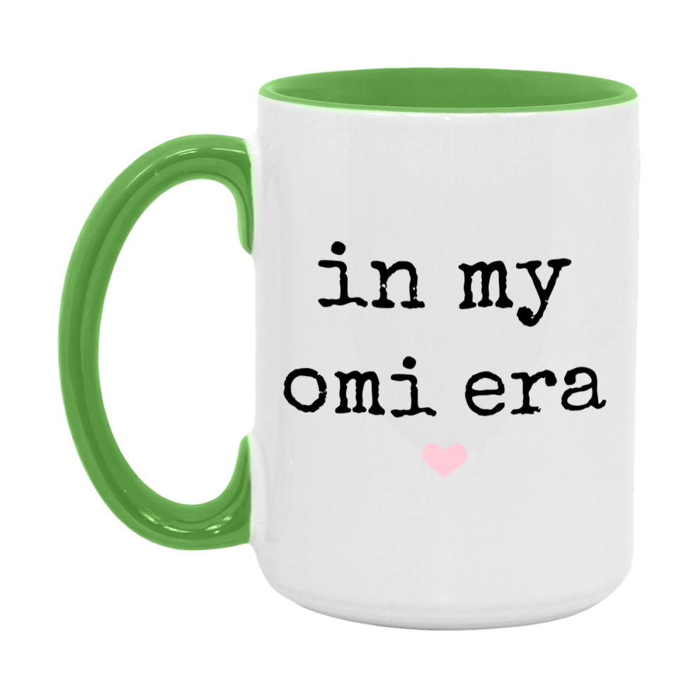 In My Omi Era Coffee Mug – Cute Gift for Omi