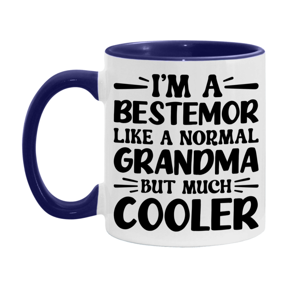 I'm A Bestemor Like A Normal Grandma But Much Cooler Mug – Funny Bestemor Gift – Grandma Coffee Mug – Gift For Bestemor