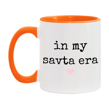In My Savta Era Coffee Mug – Cute Gift for Savta
