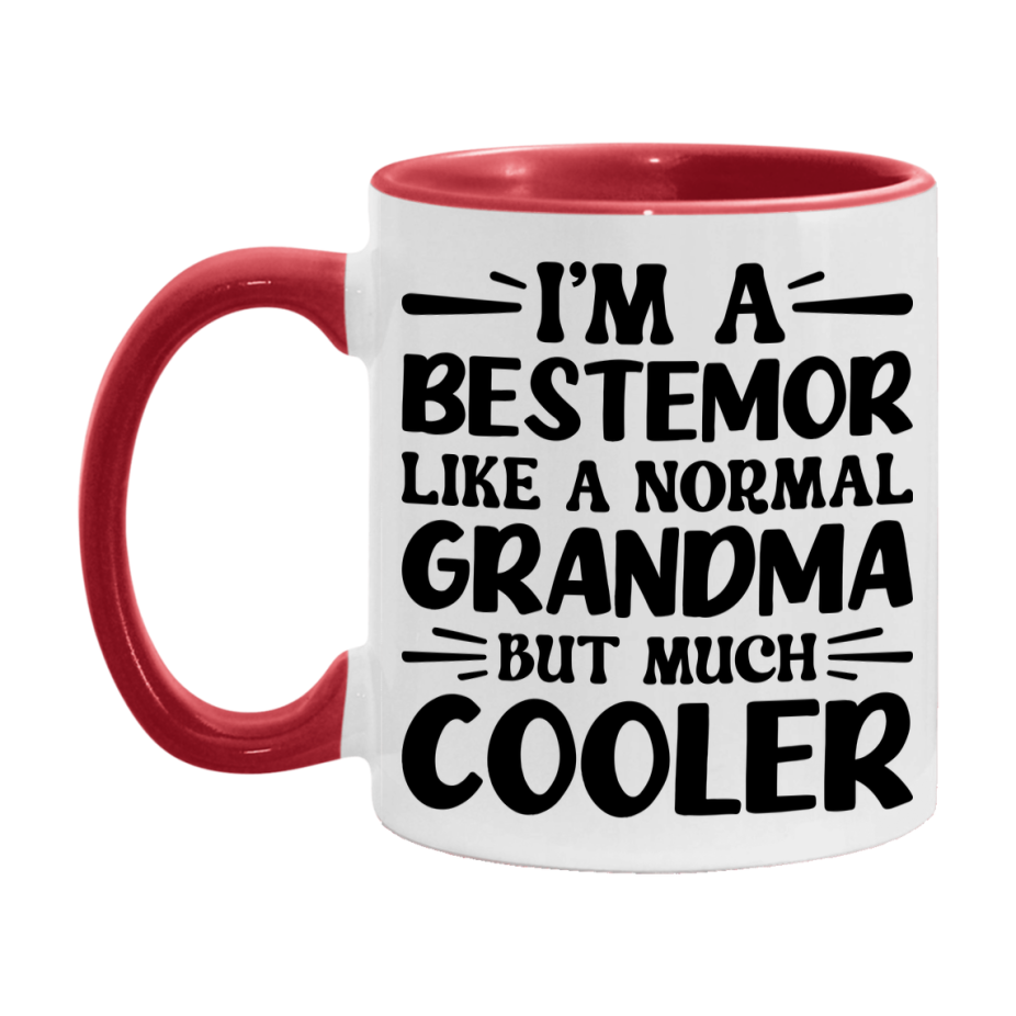 I'm A Bestemor Like A Normal Grandma But Much Cooler Mug – Funny Bestemor Gift – Grandma Coffee Mug – Gift For Bestemor
