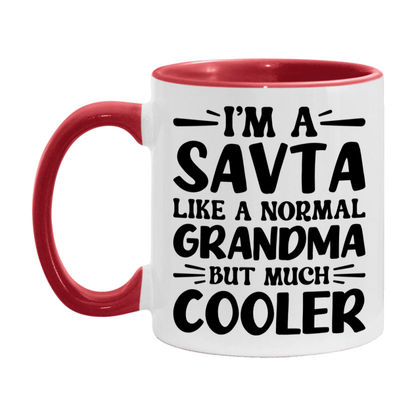 I'm A Savta Like A Normal Grandma But Much Cooler Mug – Funny Savta Gift – Grandma Coffee Mug – Gift For Savta