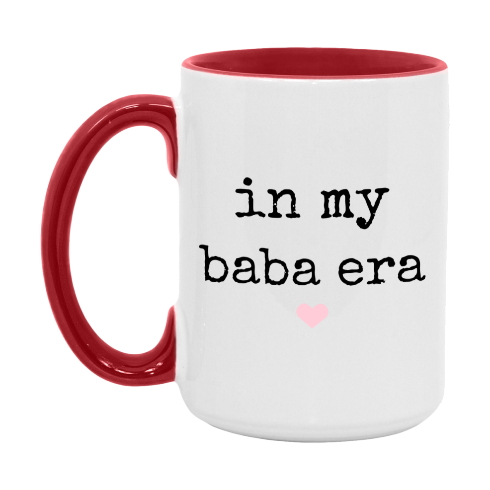 In My Baba Era Coffee Mug – Cute Gift for Baba