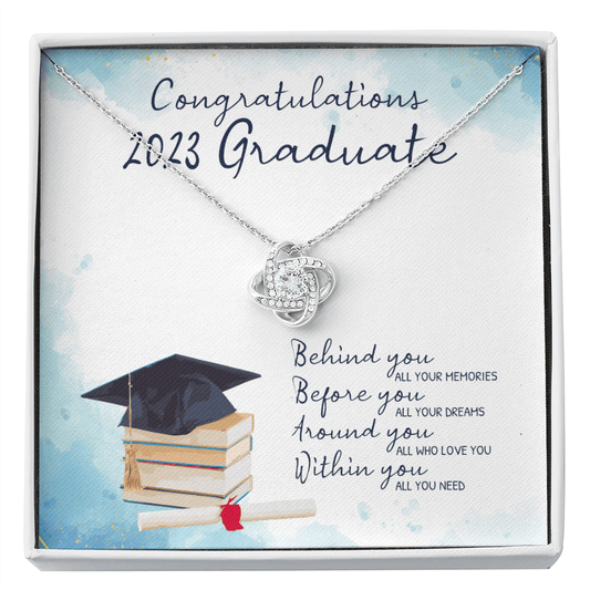 2023 Graduation Gift - Gift for Graduate - 2023 Grad Necklace - Congratulations Gift