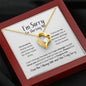 [Almost Gone] I'm Sorry for Hurting You Necklace - No Excuses - Apology Gift - I Apologize Forgive Me - Forever Love Forgiveness Jewelry