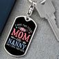 I Have Two Titles Mom and Nanny And I Rock Them Both Keychain - Mothers Day Gift for Nanny - Nanny Birthday Gift