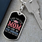 I Have Two Titles Mom and Fur Momma And I Rock Them Both Keychain - Mothers Day Gift for Dog Mom - Cat Mom Birthday Gift