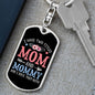 I Have Two Titles Mom and Mommy And I Rock Them Both Keychain - Mothers Day Gift for Mommy - Mommy Birthday Gift