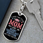 I Have Two Titles Mom and Heart Transplant Survivor And I Rock Them Both Keychain - Mothers Day Gift - Post Heart Transplant Surgery Gift