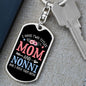 I Have Two Titles Mom and Nonni And I Rock Them Both Keychain - Mothers Day Gift for Nonni - Nonni Birthday Gift
