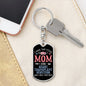 I Have Two Titles Mom and Heart Transplant Survivor And I Rock Them Both Keychain - Mothers Day Gift - Post Heart Transplant Surgery Gift