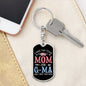 I Have Two Titles Mom and G-Ma And I Rock Them Both Keychain - Mothers Day Gift for G-Ma - G-Ma Birthday Gift