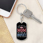 I Have Two Titles Mom and Honey And I Rock Them Both Keychain - Mothers Day Gift for Honey - Honey Birthday Gift