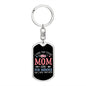 I Have Two Titles Mom and Fur Momma And I Rock Them Both Keychain - Mothers Day Gift for Dog Mom - Cat Mom Birthday Gift