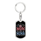 I Have Two Titles Mom and Mima And I Rock Them Both Keychain - Mothers Day Gift for Mima - Mima Birthday Gift