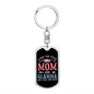 I Have Two Titles Mom and Glamma And I Rock Them Both Keychain - Mothers Day Gift for Glamma - Glamma Birthday Gift