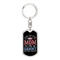 I Have Two Titles Mom and Gammy And I Rock Them Both Keychain - Mothers Day Gift for Gammy - Gammy Birthday Gift