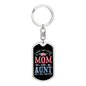 I Have Two Titles Mom and Aunt And I Rock Them Both Keychain - Mothers Day Gift for Aunt - Aunt Birthday Gift