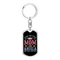 I Have Two Titles Mom and Abuela And I Rock Them Both Keychain - Mothers Day Gift for Abuela - Abuela Birthday Gift