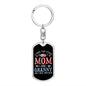 I Have Two Titles Mom and Granny And I Rock Them Both Keychain - Mothers Day Gift for Granny - Granny Birthday Gift