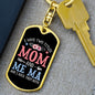 I Have Two Titles Mom and Me Ma And I Rock Them Both Keychain - Mothers Day Gift for Me Ma - Me Ma Birthday Gift