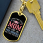 I Have Two Titles Mom and Fur Momma And I Rock Them Both Keychain - Mothers Day Gift for Dog Mom - Cat Mom Birthday Gift