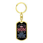 I Have Two Titles Mom and Heart Transplant Survivor And I Rock Them Both Keychain - Mothers Day Gift - Post Heart Transplant Surgery Gift