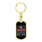 I Have Two Titles Mom and Host Mom And I Rock Them Both Keychain - Mothers Day Gift for Host Mom - Surrogate Mom Birthday Gift