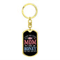 I Have Two Titles Mom and Honey And I Rock Them Both Keychain - Mothers Day Gift for Honey - Honey Birthday Gift