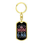 I Have Two Titles Mom and G-Ma And I Rock Them Both Keychain - Mothers Day Gift for G-Ma - G-Ma Birthday Gift
