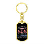 I Have Two Titles Mom and Stepmom And I Rock Them Both Keychain - Mothers Day Gift for Stepmother - Stepmom Birthday Gift