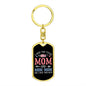 I Have Two Titles Mom and Mom Mom And I Rock Them Both Keychain - Mothers Day Gift for Mom Mom - Mom Mom Birthday Gift