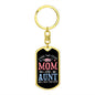 I Have Two Titles Mom and Aunt And I Rock Them Both Keychain - Mothers Day Gift for Aunt - Aunt Birthday Gift