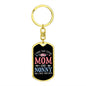 I Have Two Titles Mom and Nonny And I Rock Them Both Keychain - Mothers Day Gift for Nonny - Nonny Birthday Gift