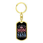 I Have Two Titles Mom and Nana And I Rock Them Both Keychain - Mothers Day Gift for Nana - Nana Birthday Gift